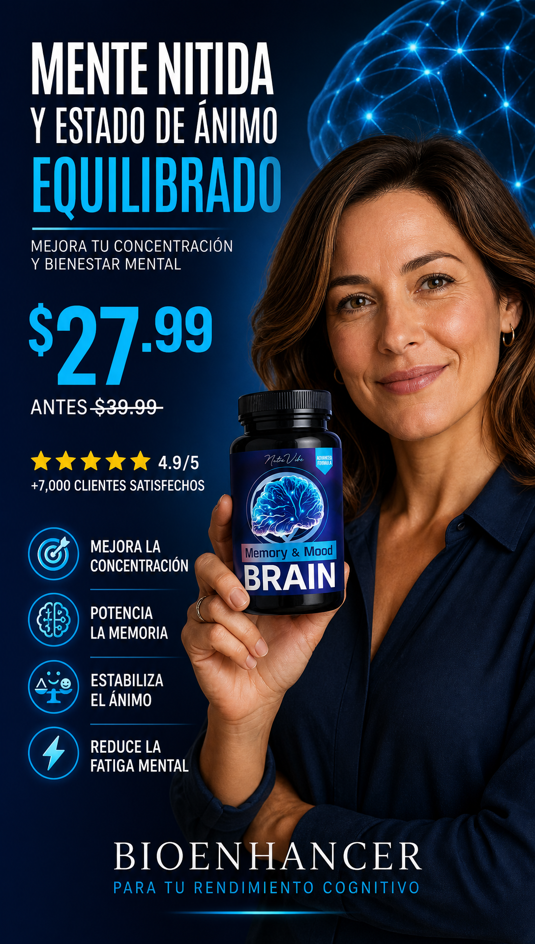 Brain Memory & Maind | Memoria, Enfoque y Claridad Mental