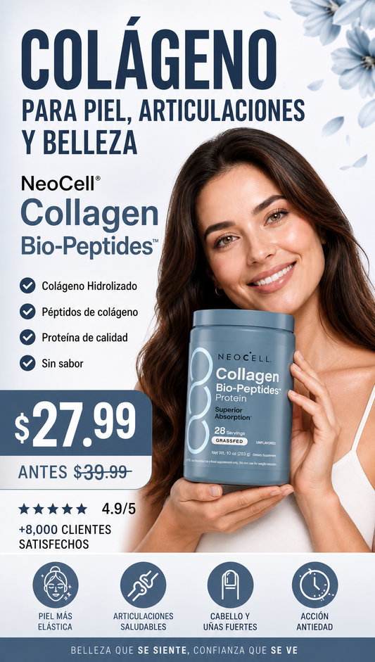 NeoCell Colágeno Hidrolizado | Piel, Cabello y Articulaciones (Importado)
