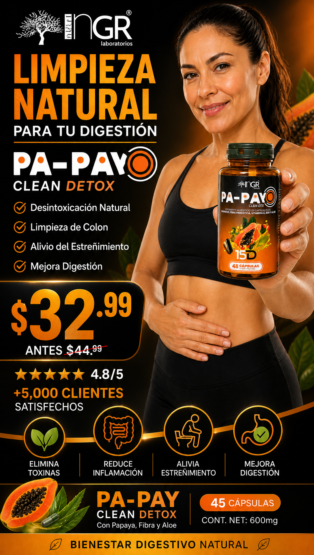 PA-PAY Clean Detox | Apoyo para tu Bienestar Digestivo