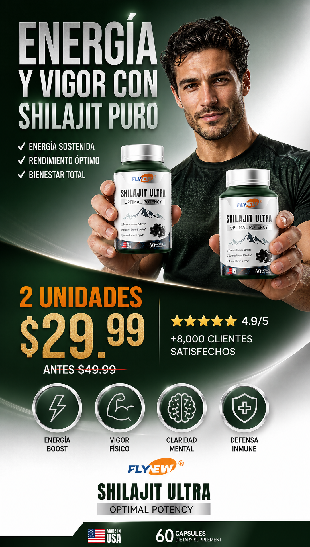 Shilajit Ultra Premium | Energía y Vitalidad Natural