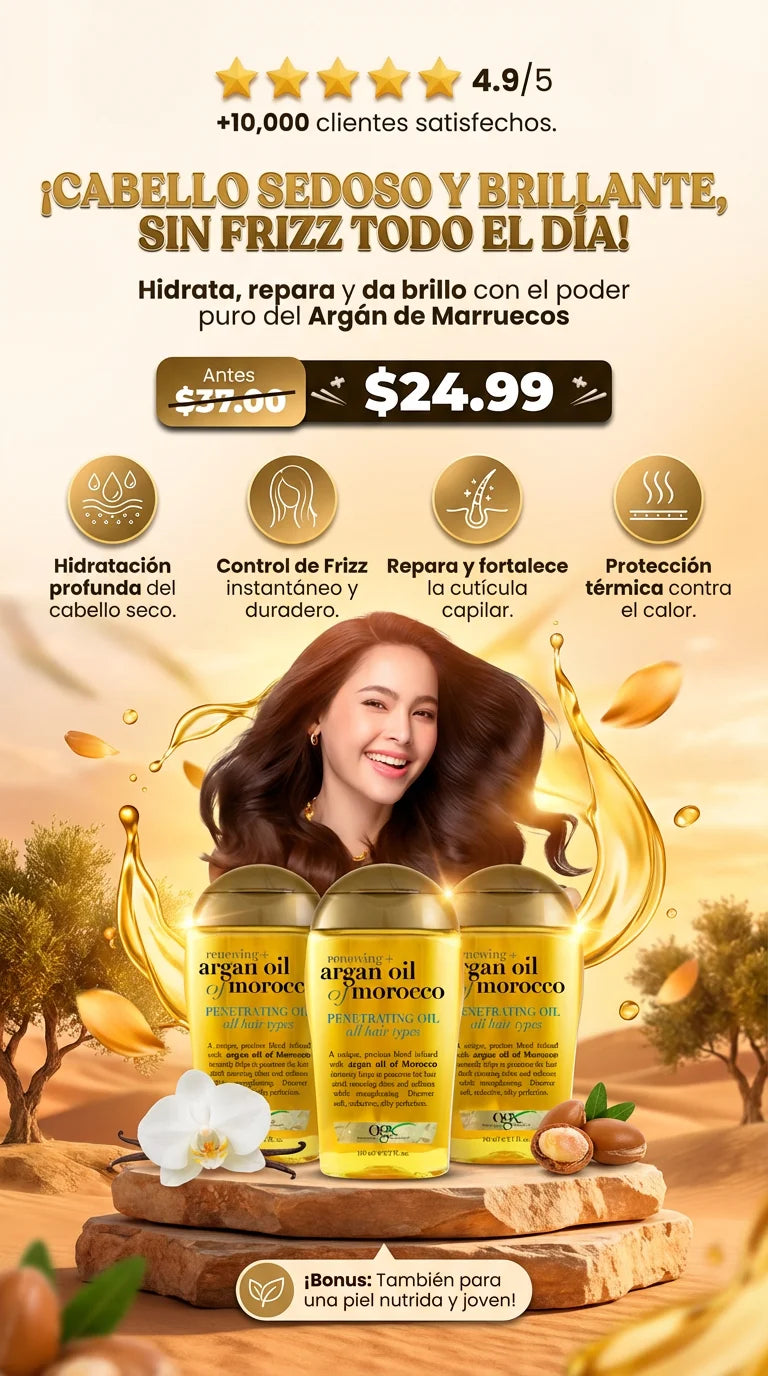 Restauración Total - Aceite de Argán Marroquí (importado)